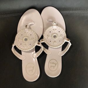 White Jack Rogers. New. 8.